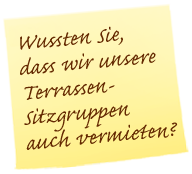 Terrassensitzgruppen mieten
