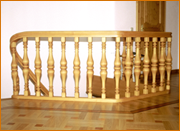 Geländer im Balusterstil